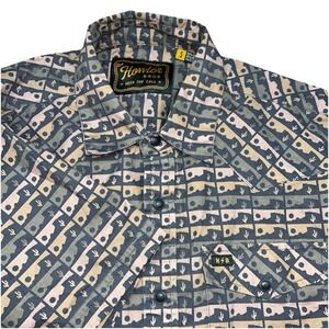 Howler Brothers H Bar B Snapshirt Los Arroyos Men's S Cactus Southwestern Aztec